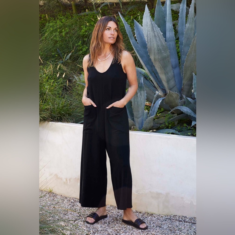 Rachel Pally Rib Remy Jumpsuit - Black - XS